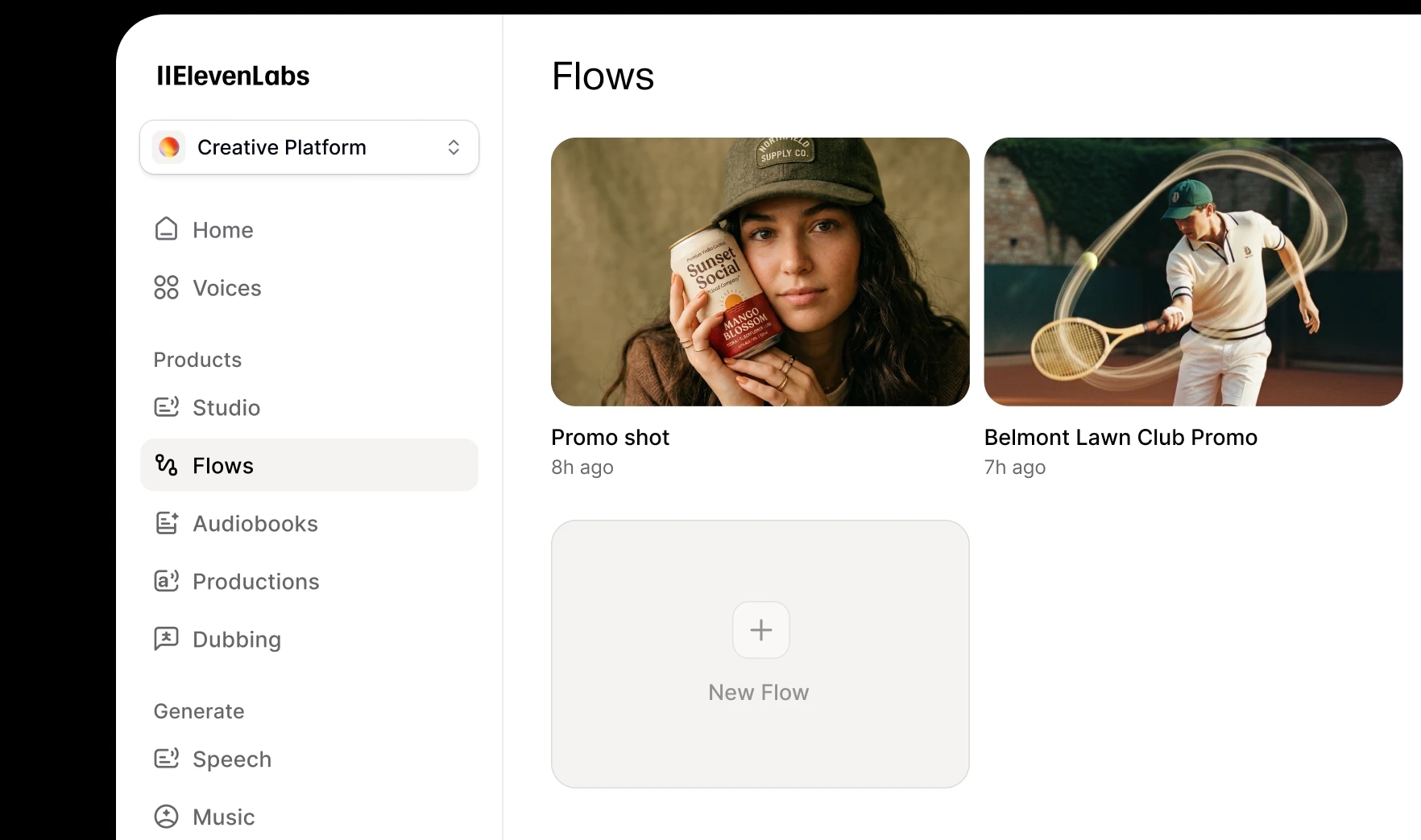 Flows preview