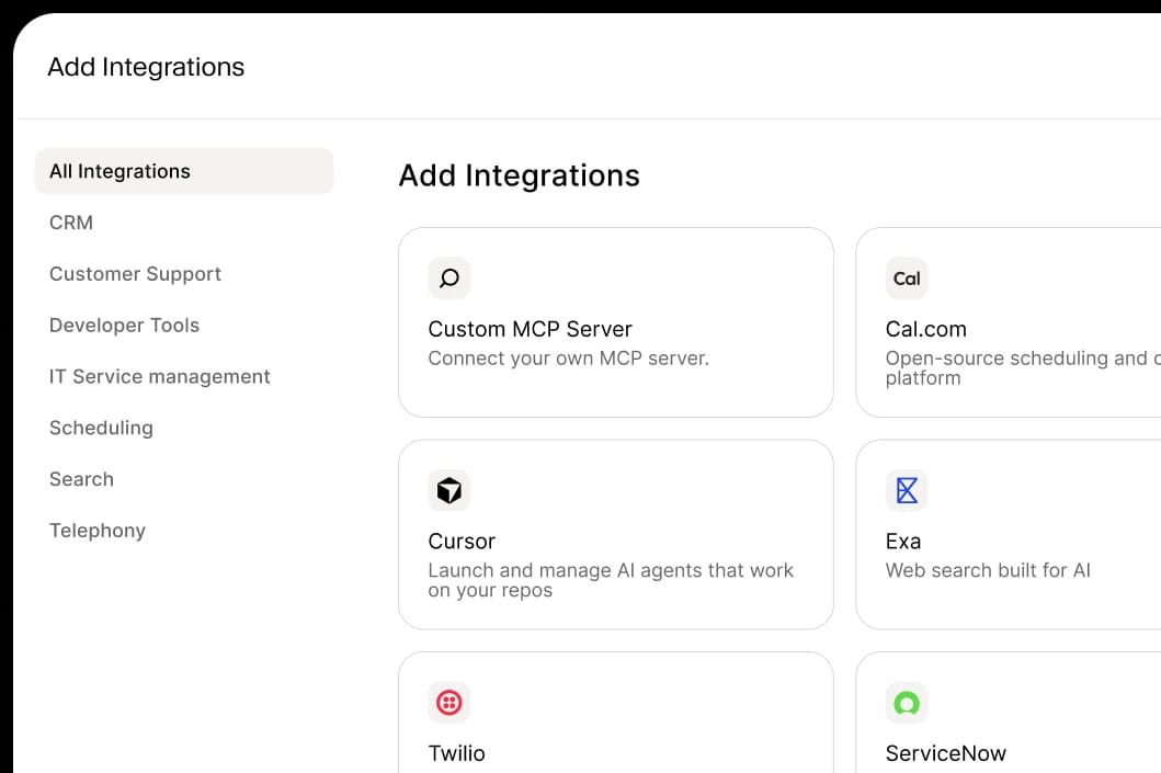 Integrations