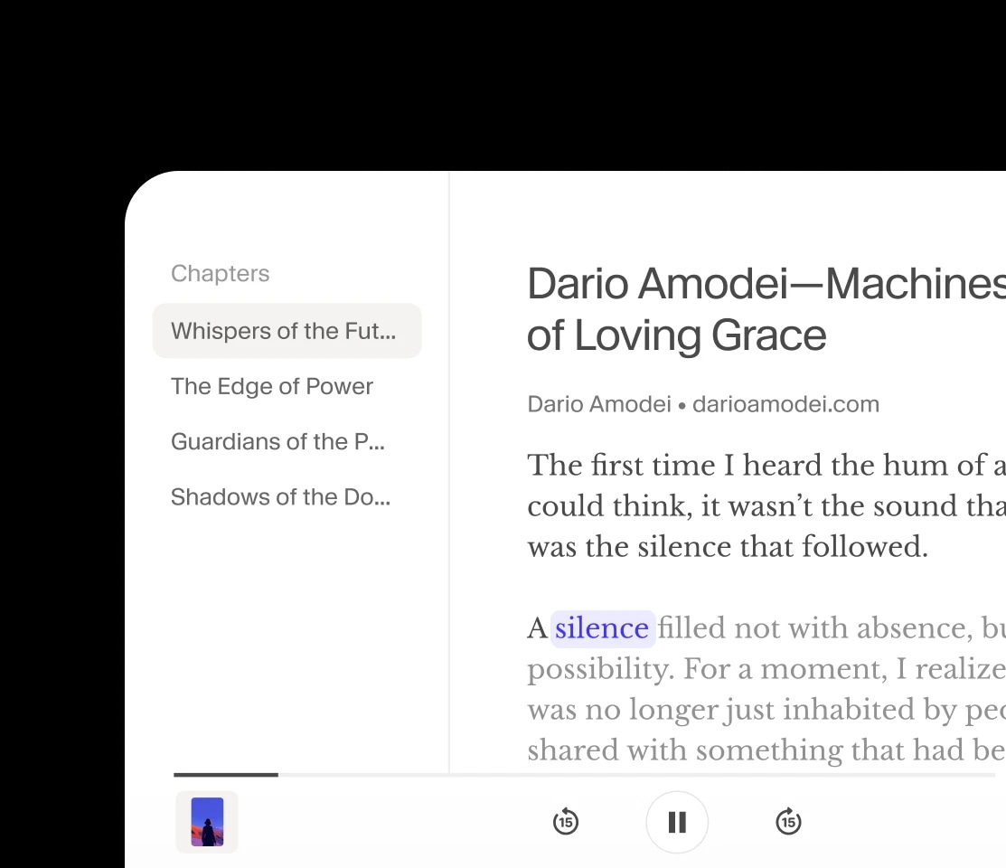 Use TTS to generate audiobooks